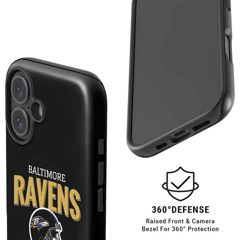 NFL Baltimore Ravens Helmet iPhone 16 Plus Magsafe Impact Case